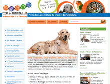 Tablet Screenshot of metiers-chien-animalerie.fr